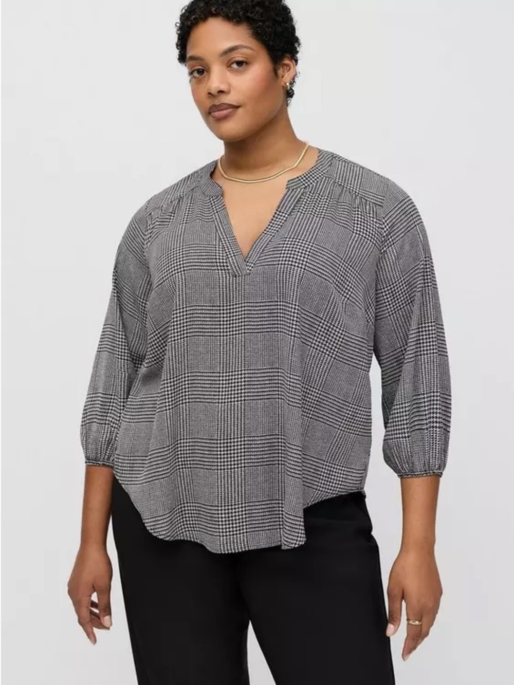 NEW Torrid Harper Crepe de Chine Blouson Blouse